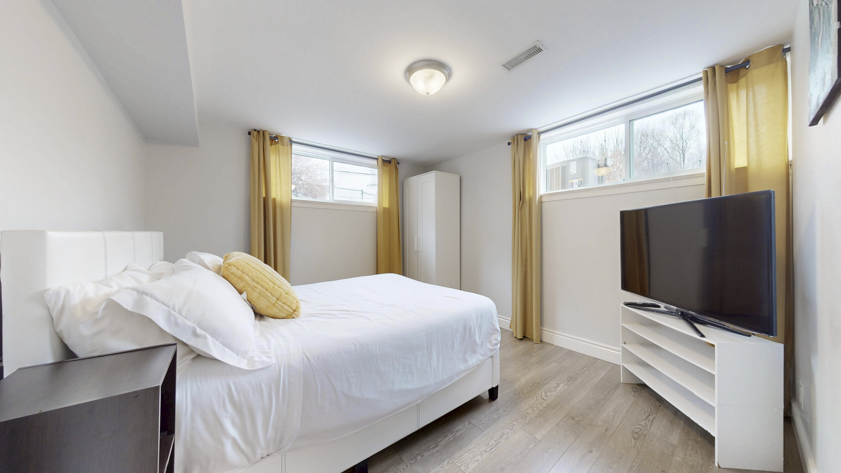 Basement bedroom one at 25 McManus Rd