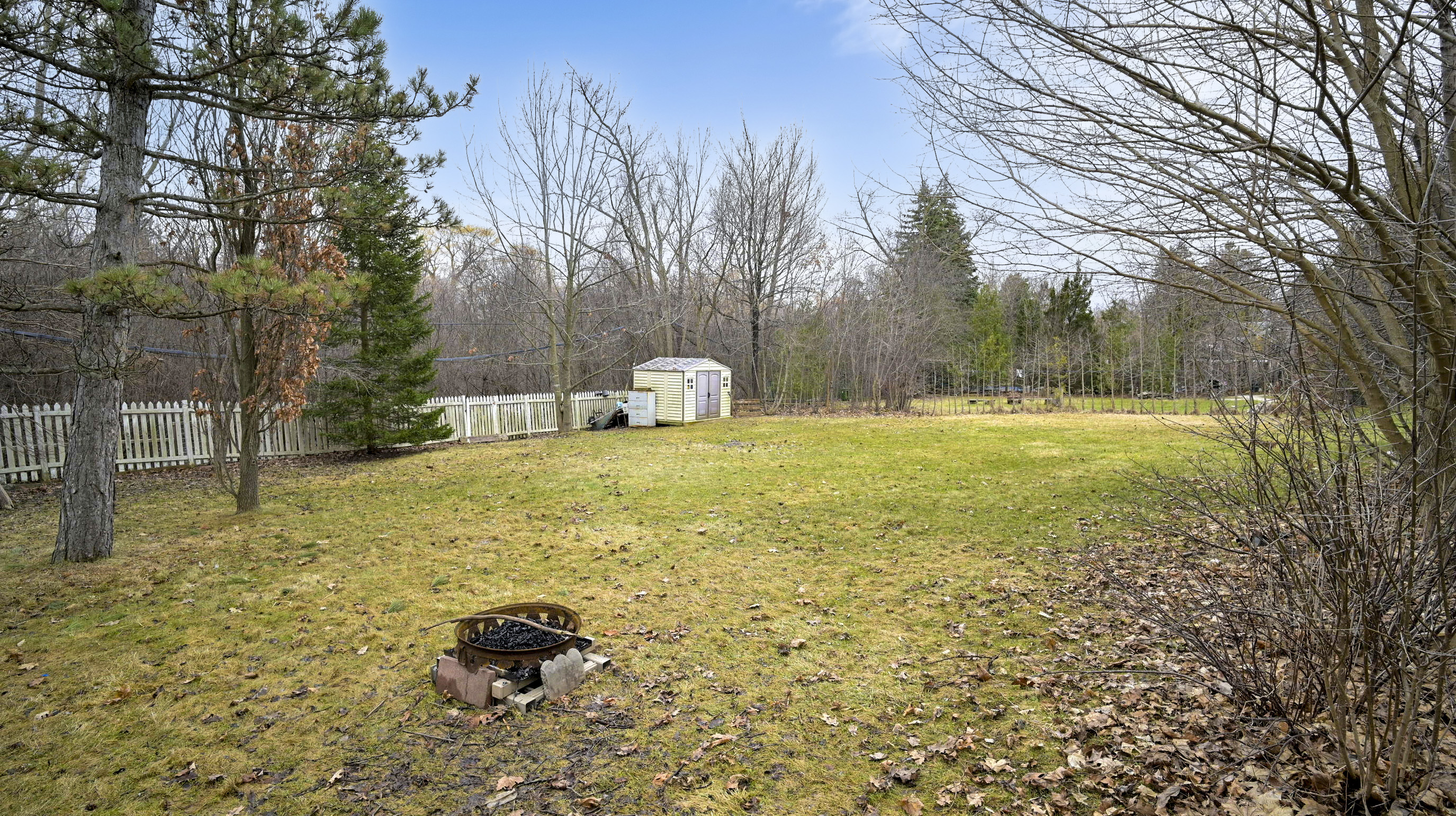 Backyard at 25 McManus Rd